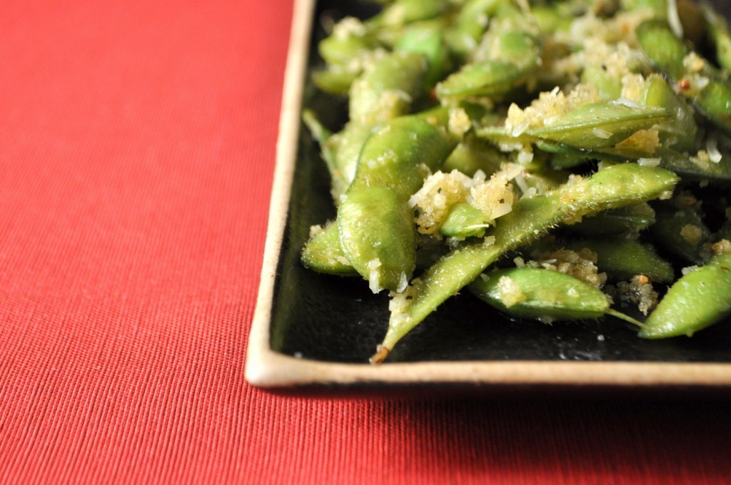 Parmesan Crusted Edamame My Love For Cooking