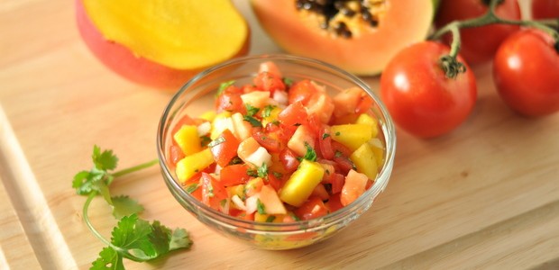 Papaya Mango Salsa - My Love For Cooking