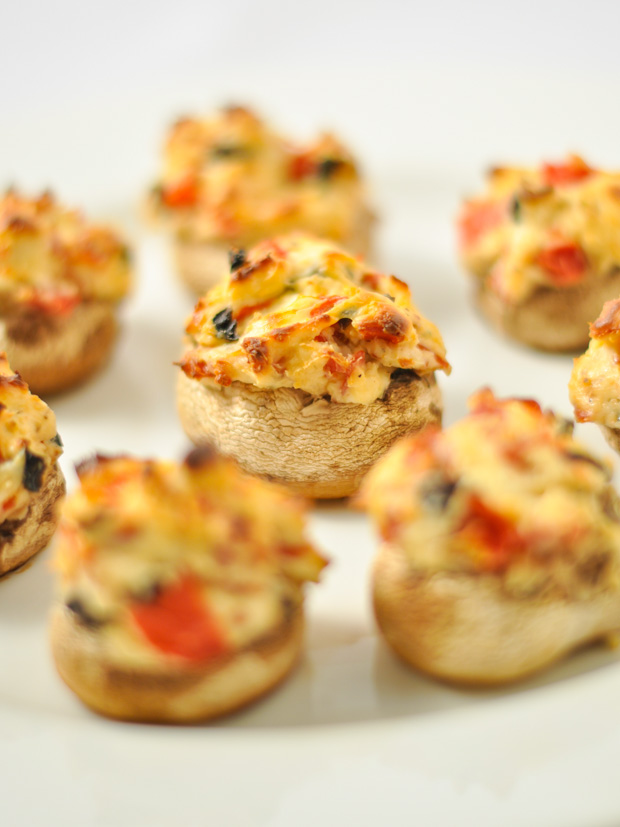 pepperoni stuffed mushrooms