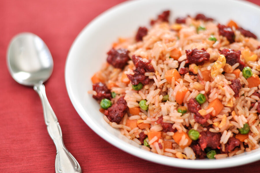 Chinese Sausage Fried Rice My Love For Cooking