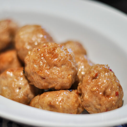 Cashew Chicken Meatballs