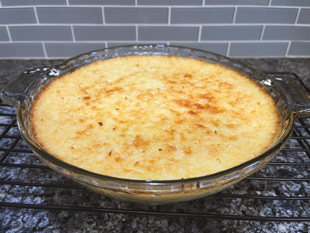 coconut custard pie