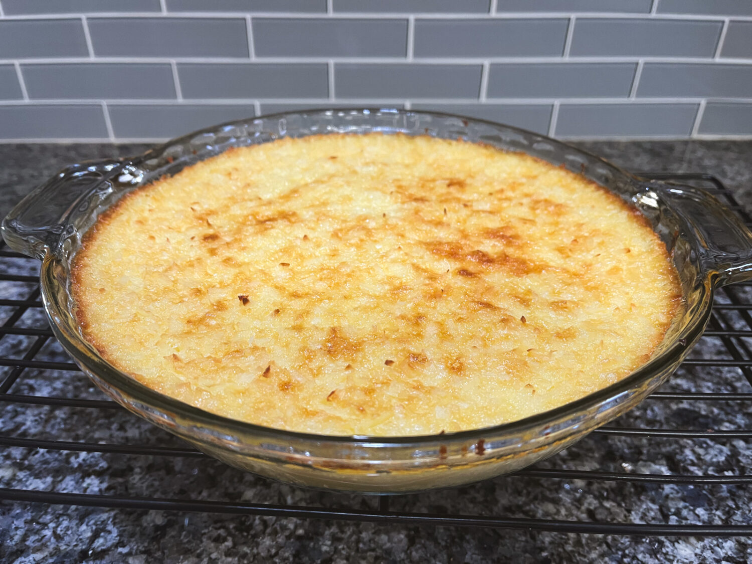 Coconut Custard Pie My Love For Cooking