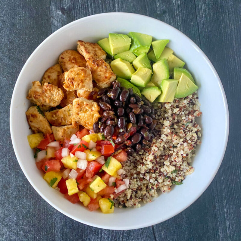 Mojo Chicken Buddha Bowl - My Love For Cooking
